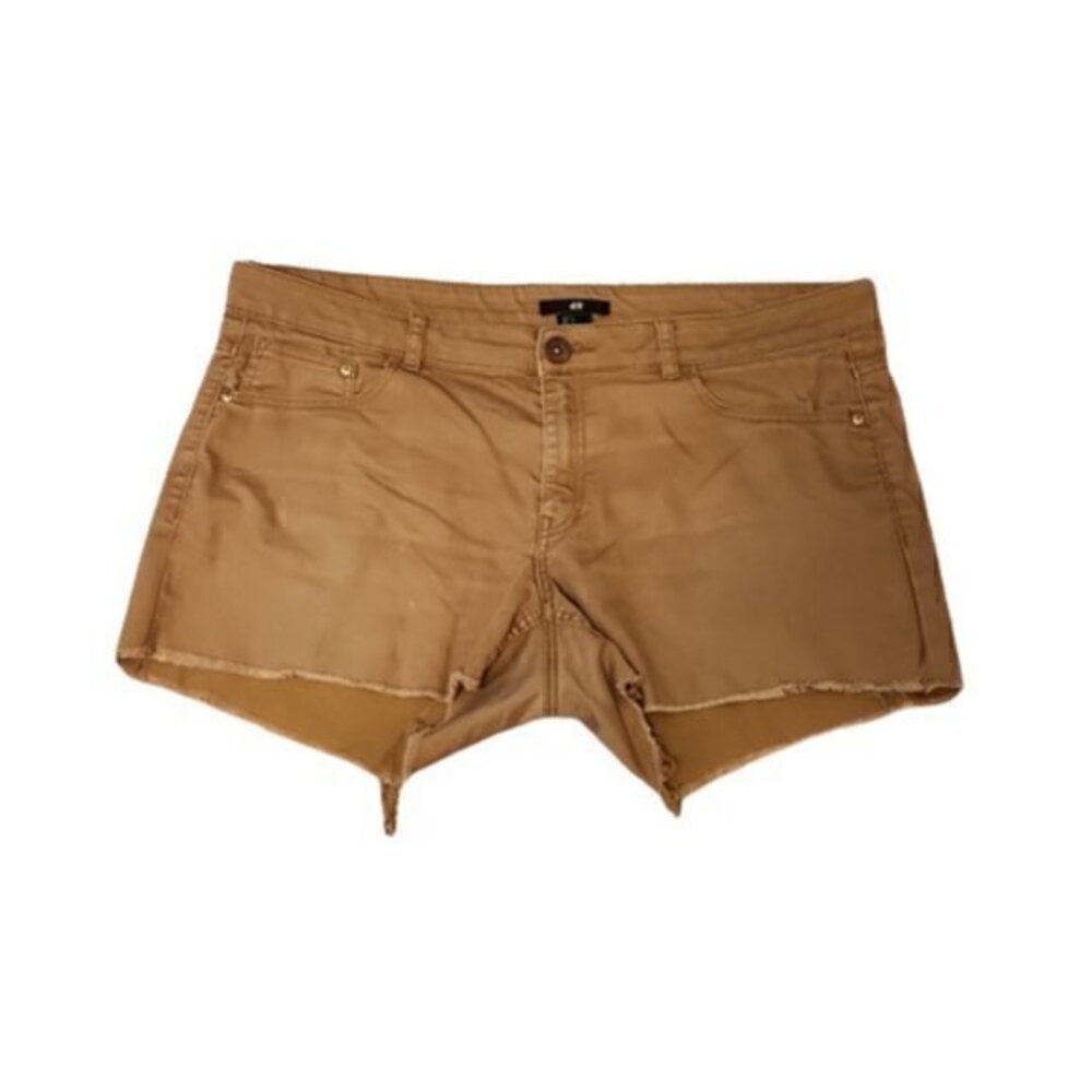 [H&M] Tan Cut Off Shorts - Size 14